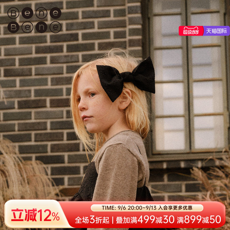 benebene超大蝴蝶结发夹女童发饰图片