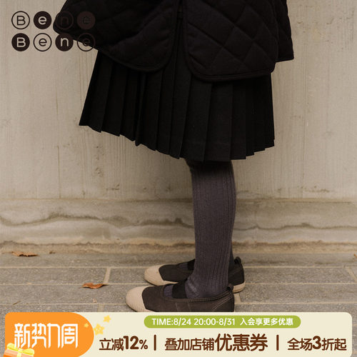 benebene秋冬男女童连裤袜打底裤