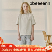 bbeeeenn韩国童装 型短T恤大童纯棉打底衫 新夏款 男女童宽松版