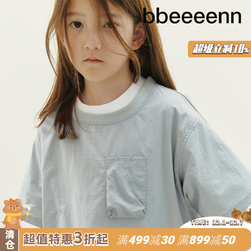 bbeeeenn圆领短袖T恤舒适透气