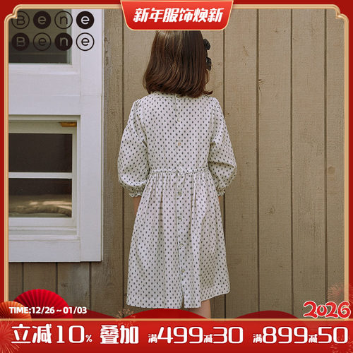 benebene韩国秋季连衣裙