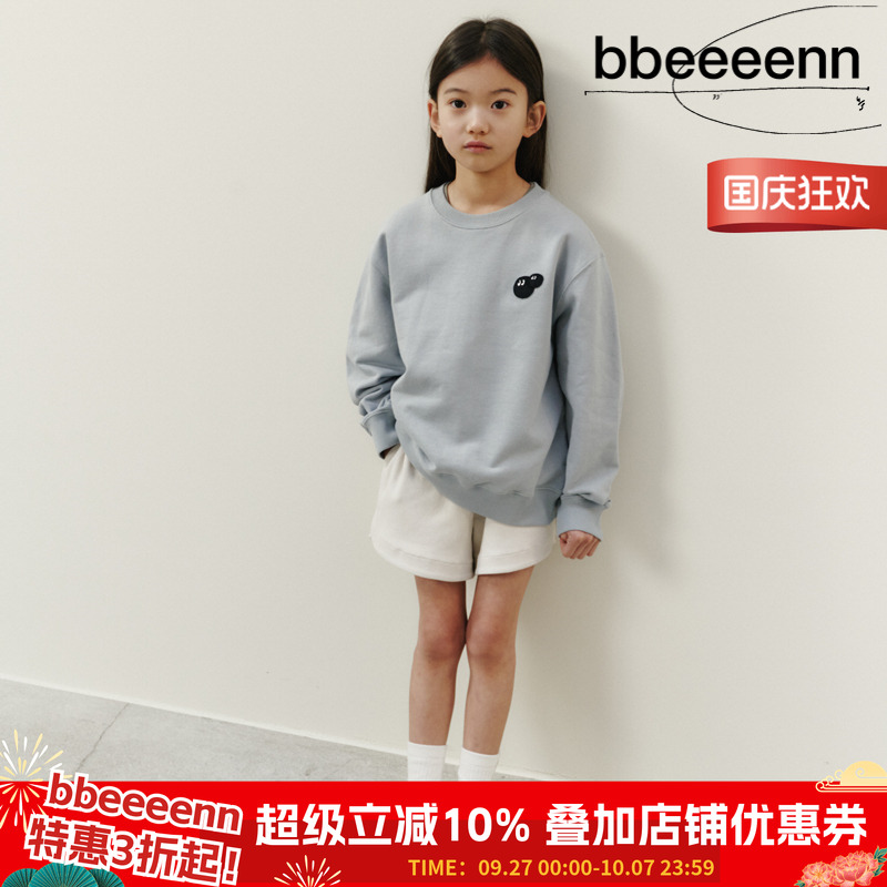 bbeeeenn短裤纯棉休闲裤简约纯色
