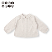 纯棉衬衣男女童新年娃娃领衬衫 benebene童装 春夏新生婴儿宝宝长袖