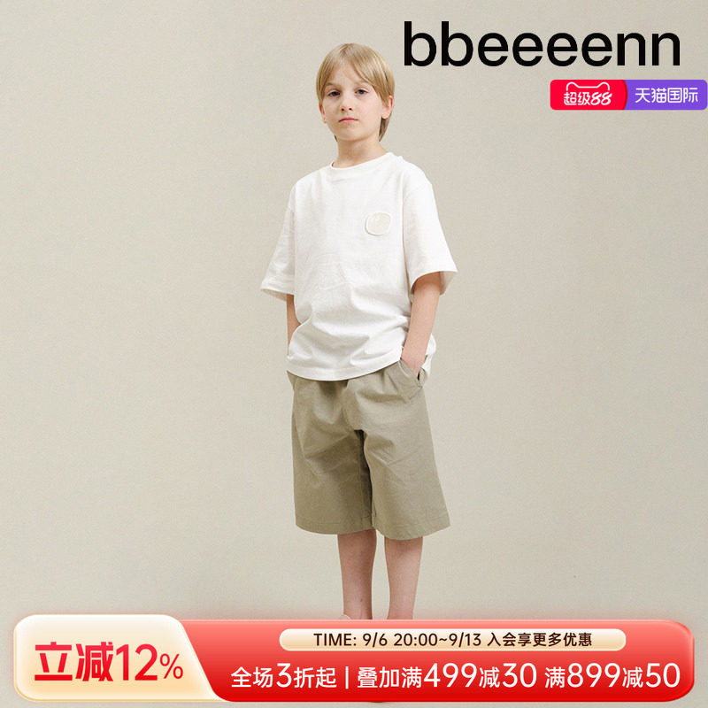 bbeeeenn夏季棉混纺儿童短裤图片