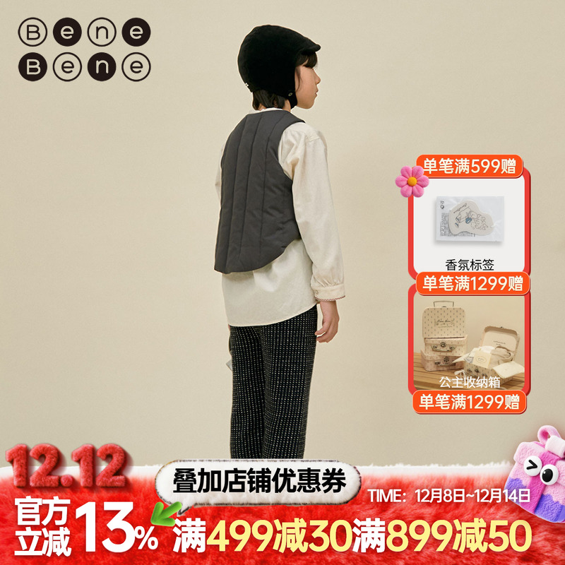 benebene长裤针织休闲裤舒适保暖