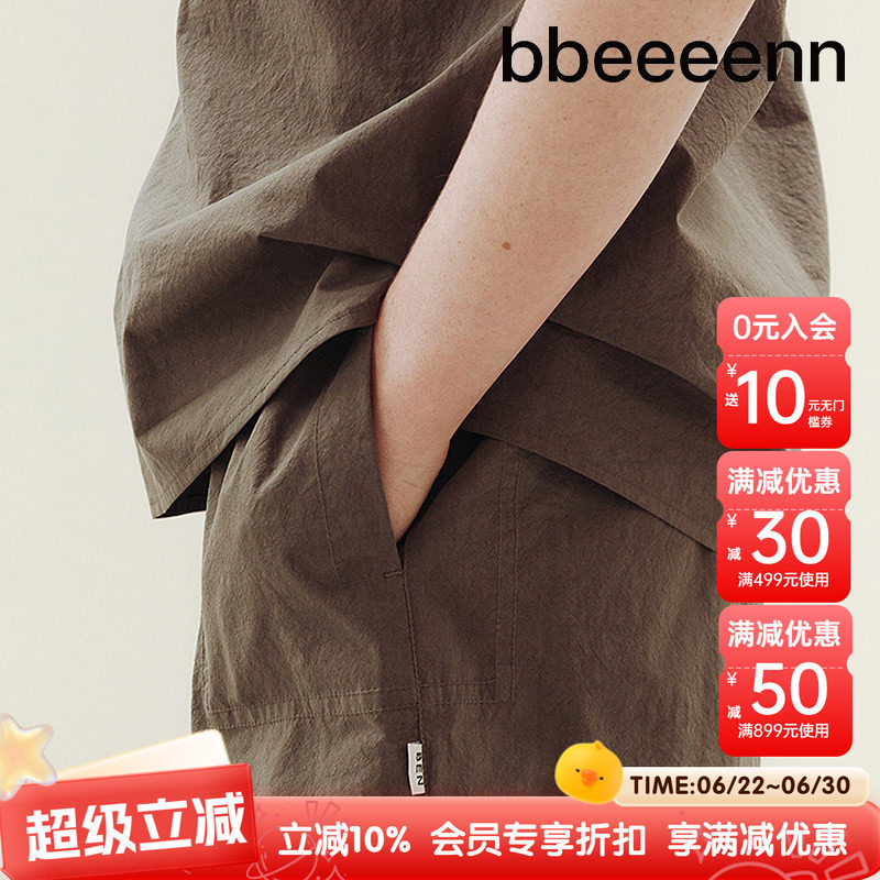 韩国纯棉五分短裤bbeeeenn