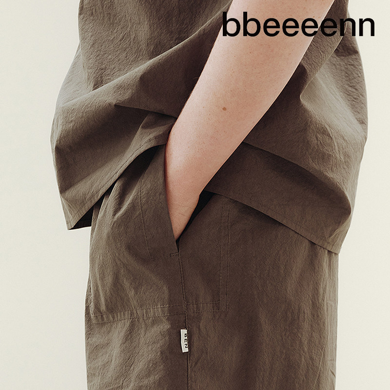 韩国纯棉五分短裤bbeeeenn