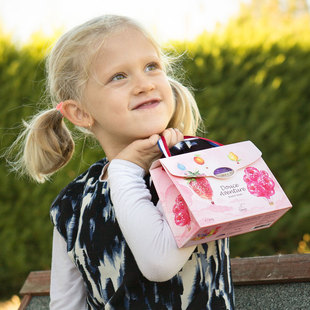 法国进口潘恩之舞探蜜水果味软糖5种口味混合装小提包新年礼物