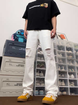 布老哥Blog美式高街薄款牛仔裤