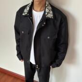 布老哥Blog蛇年限定 白蛇 翻领短宽夹克休闲cleanfit显高外套W413