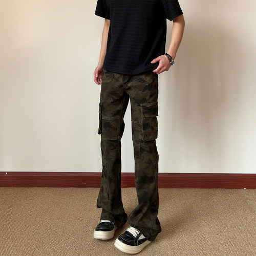 布老哥Blog修身迷彩工装裤K749