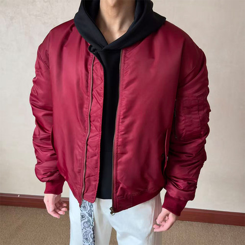布老哥Blog通勤夹克棉衣W596
