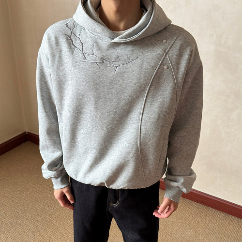 布老哥Blog太空棉连帽卫衣W677