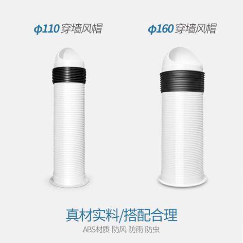 穿墙一体式风帽延长管