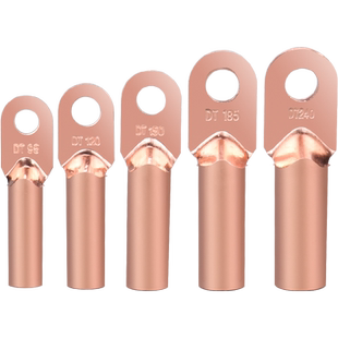 加厚DT1625平方铜鼻子紫铜镀锡接线端子堵油式牛鼻子电缆线耳纯铜