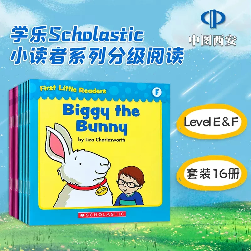 原版英文分级阅读绘本First Little Readers level E-F 送音频 3–6岁幼儿英语早教启蒙故事书学乐Scholastic小读者 重点推荐
