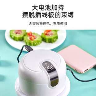 电动辅食机婴儿宝宝料理机家用小型自动搅拌神器多功能迷你绞肉机