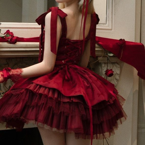 小缎带lolita芭蕾sp洛丽塔连衣裙jsk吊带裙公主洋装蛋糕