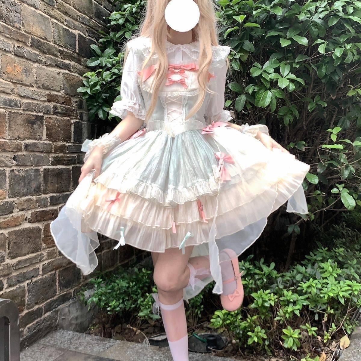 酥饼猫原创设计jsk正版lolita仙气公主连衣裙生日礼服