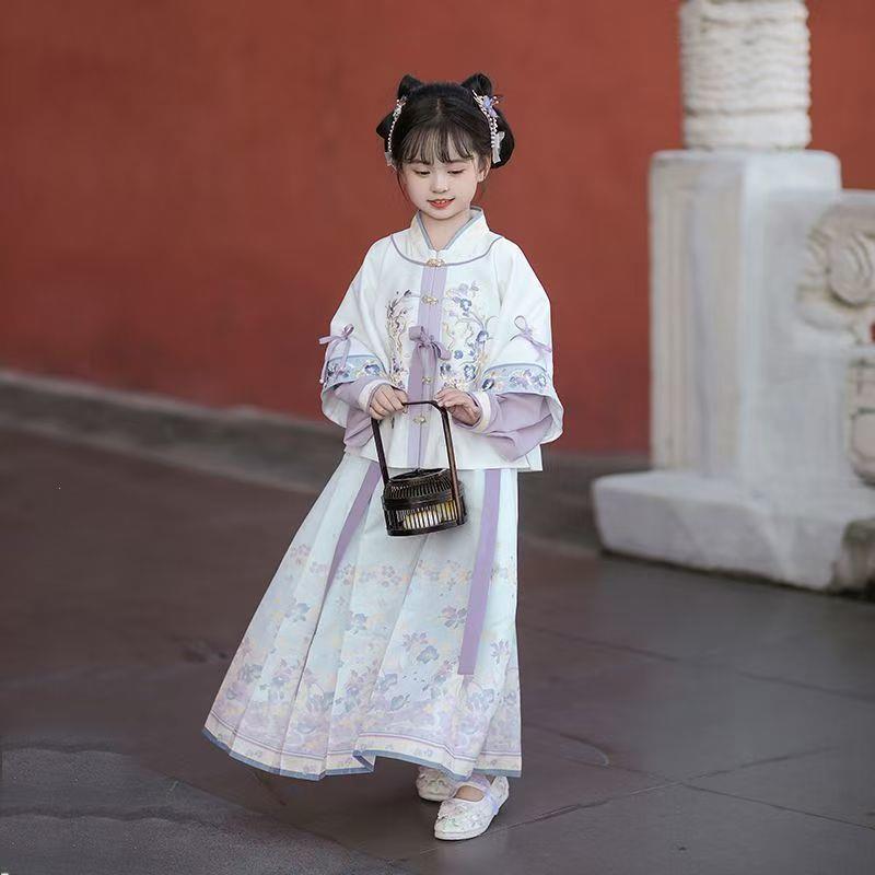 女童汉服春秋2025新款儿