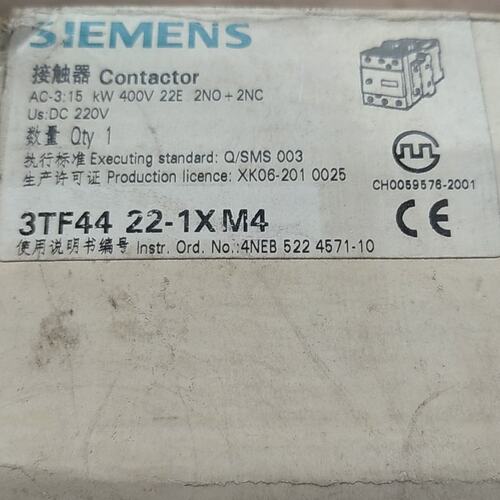 议价交流接触器3TF4422-1XM43TF4422-0XM43TF44 22-1XM4