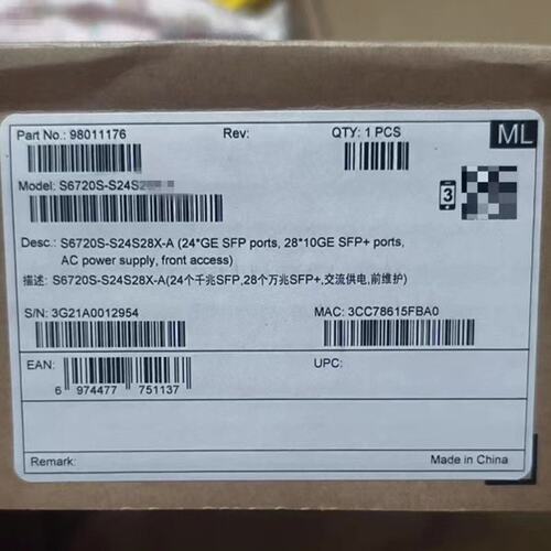 交换机S6720S-S24S28X-AS6720S-26Q-EI-24SS6720S-32X-LI-32S-AC