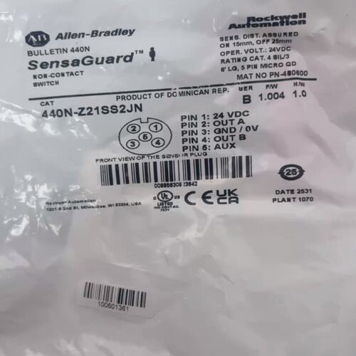 Allen-Bradley安全开关440N-Z21SS2JN440N-Z21SS1JN440N-Z21SS3JN