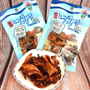 延城明太鱼皮延边特产朝鲜族拌香辣鱼皮小菜零食休闲小吃明太鱼皮