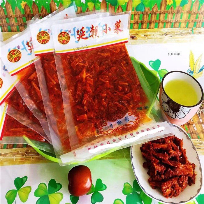 延边牛板筋55克零食牛板筋延朝小菜牛板筋朝鲜族美食香辣牛板筋