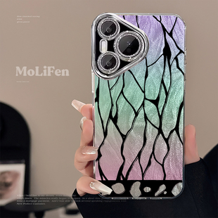 蝴蝶忍手机壳适用于华为pura70pro羽纱mate80鬼灭之刃p60女款 13无限城12套 p50p40nova14周边p60简约p30二次元