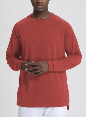 Men's Quick Dry Fitness T-Shirt Long Sleeve Tops 美式速干T恤