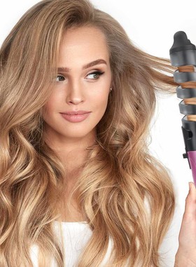 Electric Hair Curler Rotating Curling Tongs Iron 自动卷发器