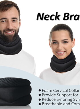 Adjustable Soft Neck Support Brace Corrector Protector护脖托