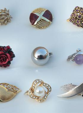 29B专区|单个耳夹|29专区|单只耳夹中古vintage|trifari|bsk|coro