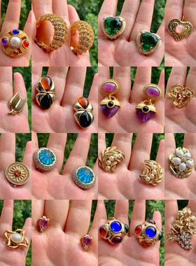 地球脑袋|vintage西洋古董首饰TRIFARI.Kirks Folly.NLH.CAROLEE