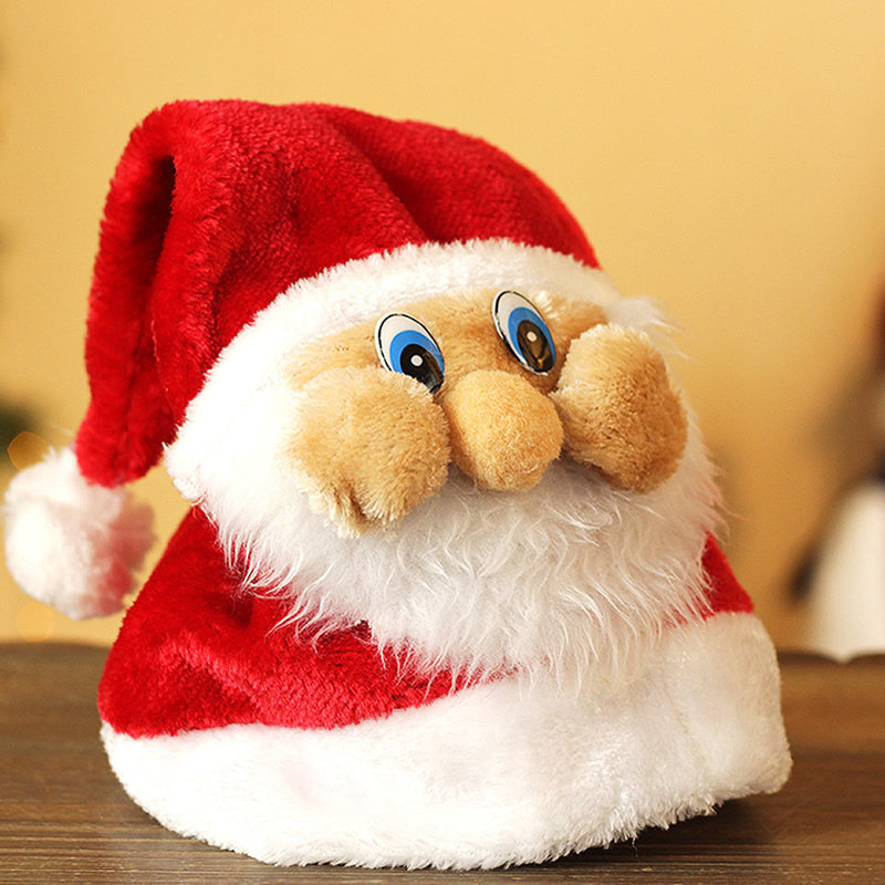 长毛绒圣诞帽圣诞节装饰成人卡通圣诞帽子儿童礼物礼品抖音主播,节庆用品/礼品,圣诞帽,淘宝优惠券,粉丝福利购,淘宝优惠卷