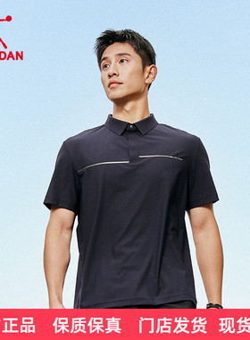 乔丹休闲T恤男士2026夏季新款吸汗透气冰感polo衫ETS23241706