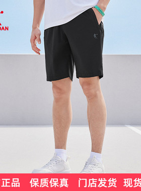 乔丹梭织短裤男2025夏季透气速干综训运动裤男裤EKZ33241708
