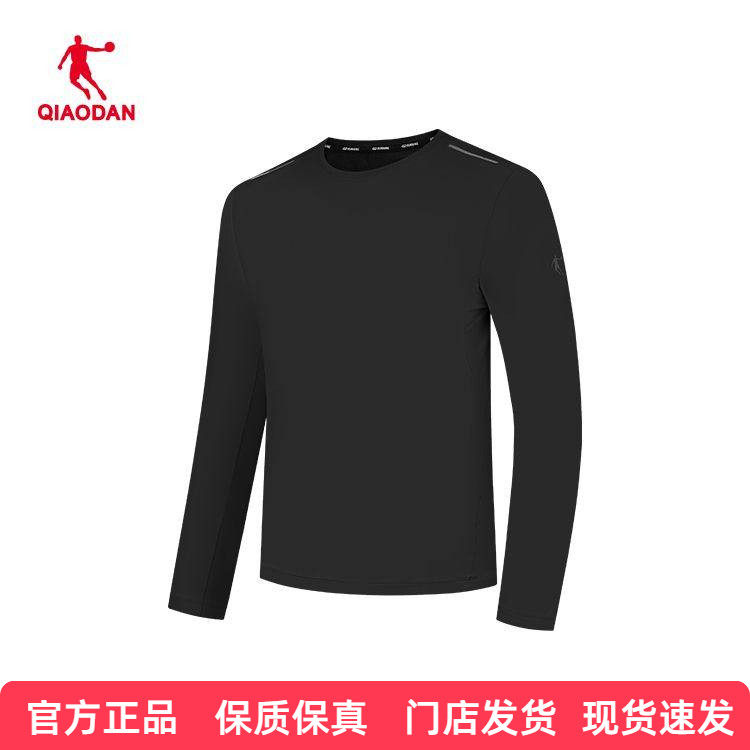 乔丹针织长袖T恤男2025冬季跑步透气吸汗速干运动T恤QDBTL3254052,运动服/休闲服装,运动T恤,淘宝优惠券,粉丝福利购,淘宝优惠卷