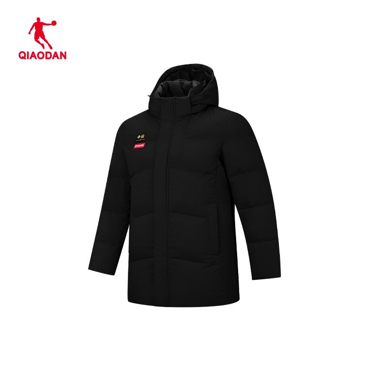 乔丹梭织羽绒服男2025冬季保暖防风综训运动羽绒外套QDEGM3261008