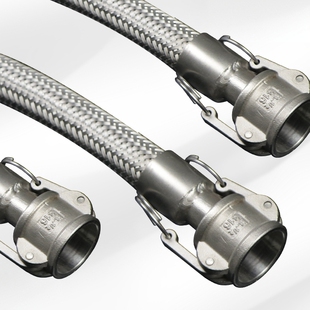 304不锈钢扳把式快速接头波纹管金属软管 化工厂 油罐车用软连接