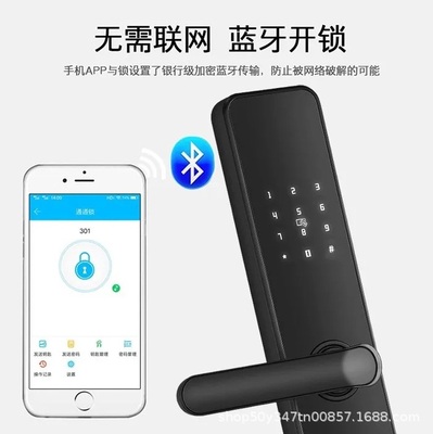 TTLOCK通通锁房东公寓锁智能门锁智能门锁防盗门指纹锁涂鸦家用