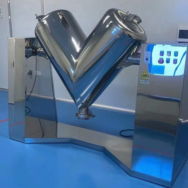 商用工厂工业化Vi型强制式混合机食品医药饲料粉体搅拌机无死角