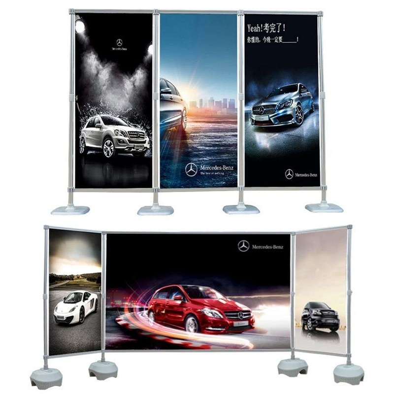 快速背景展架 快速展架广告屏风快速广告架易拉宝展架快速展连屏