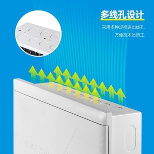 展业多媒体弱电箱光纤箱集成控制箱散热暗装配电箱信息箱路入户
