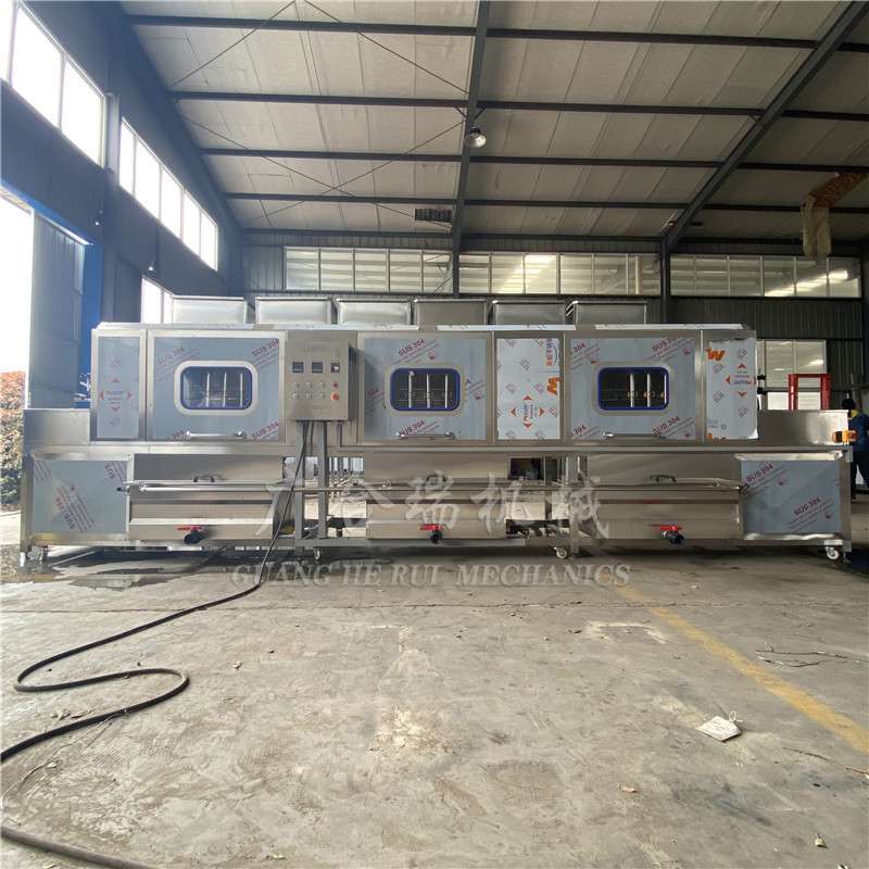 大型豆腐筐周转筐清洗机蛋糕盘鸡蛋筐洗筐机油污筐高压喷淋洗箱机