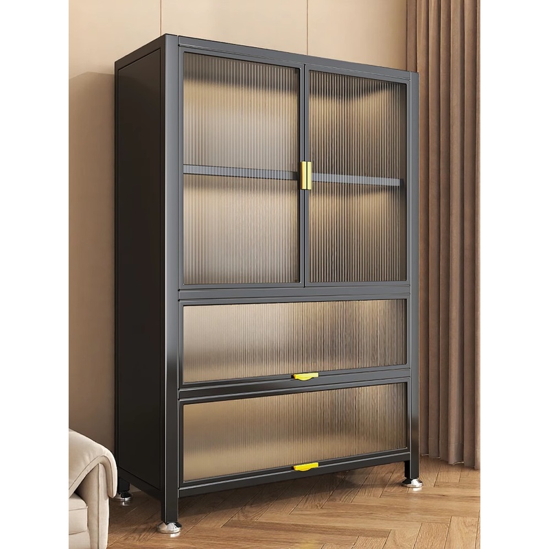 衣柜家用卧室简易儿童衣架出租屋衣橱储物柜一体落地阳台收纳柜子