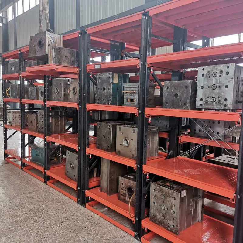 模具货架抽屉式货架模具块 铁块存放模具架层板抽拉式重型货架