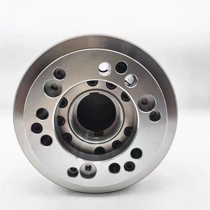 台湾标准 钢体中空 10寸三爪液压卡盘高精度油压动力夹头SB-210