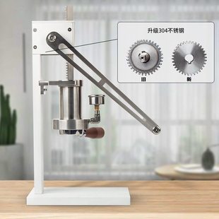 商用户外手动意式浓缩手压咖啡机 家用小型萃取油脂醇厚手压咖啡